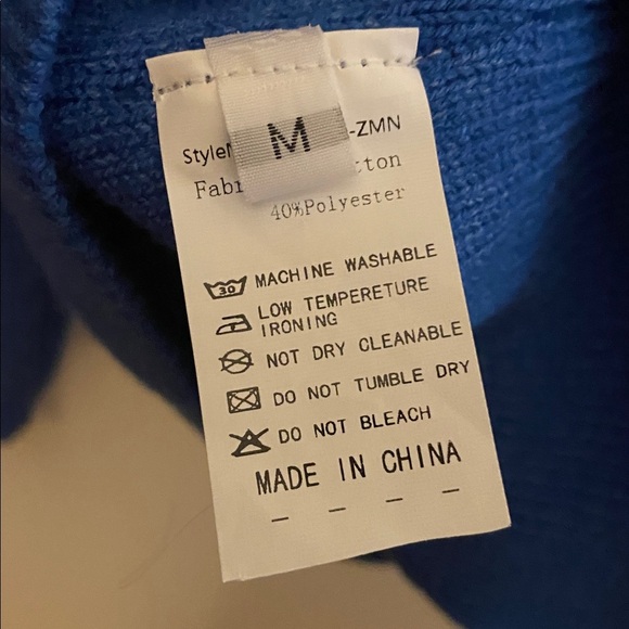 NWT Amazon Brand long sleeve Henley sweater size M - Picture 9 of 10